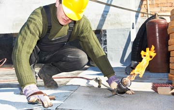 The Parks flat roof construction